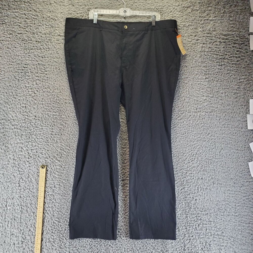 French Toast Pants Women Size 20W Black Straight Stretch Schoolwear Chino *NWT*